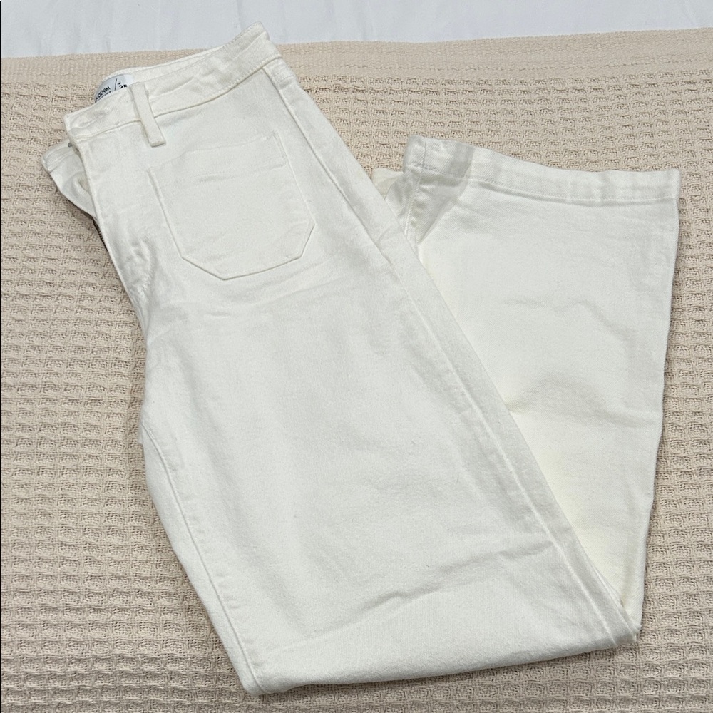 Just Black Women's Straight Leg Jeans - Cream